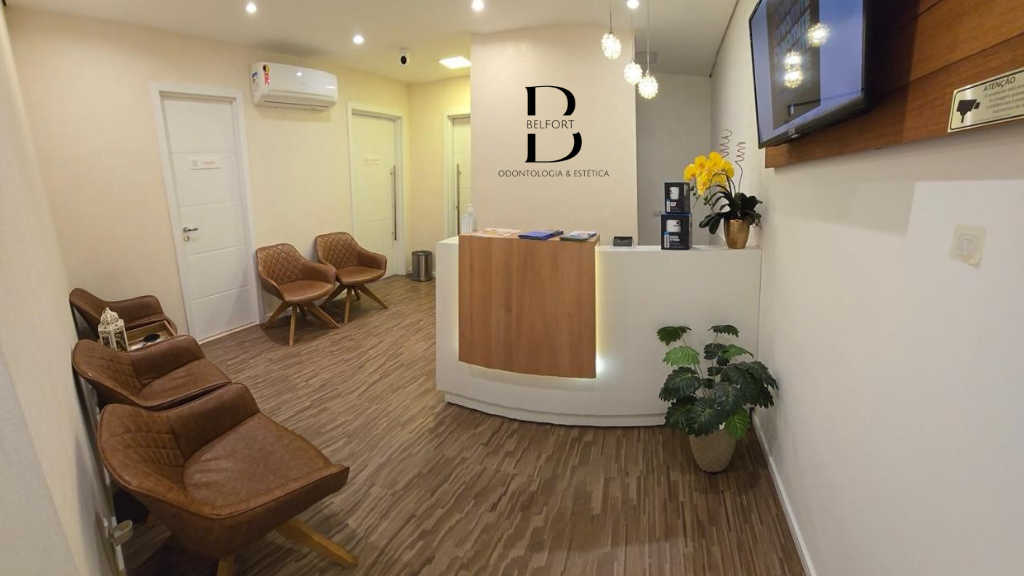 Recepção da Belfort Odontologia em Pinheiros